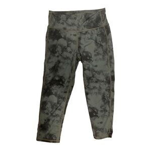 Athleta Olive Tie Dye Jogger Workout Capri Leggings Small